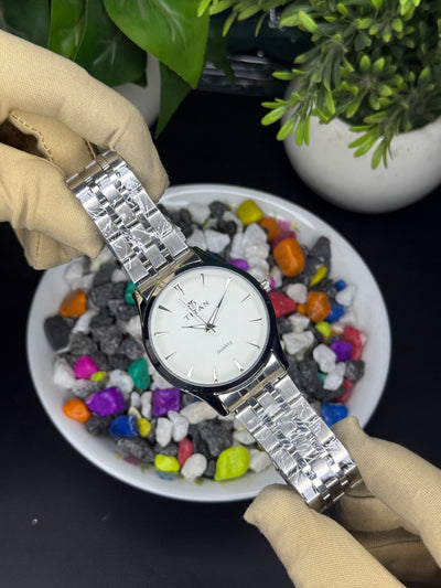 Titan White Dial Edition - Premium (Steel Bracelet) Watch