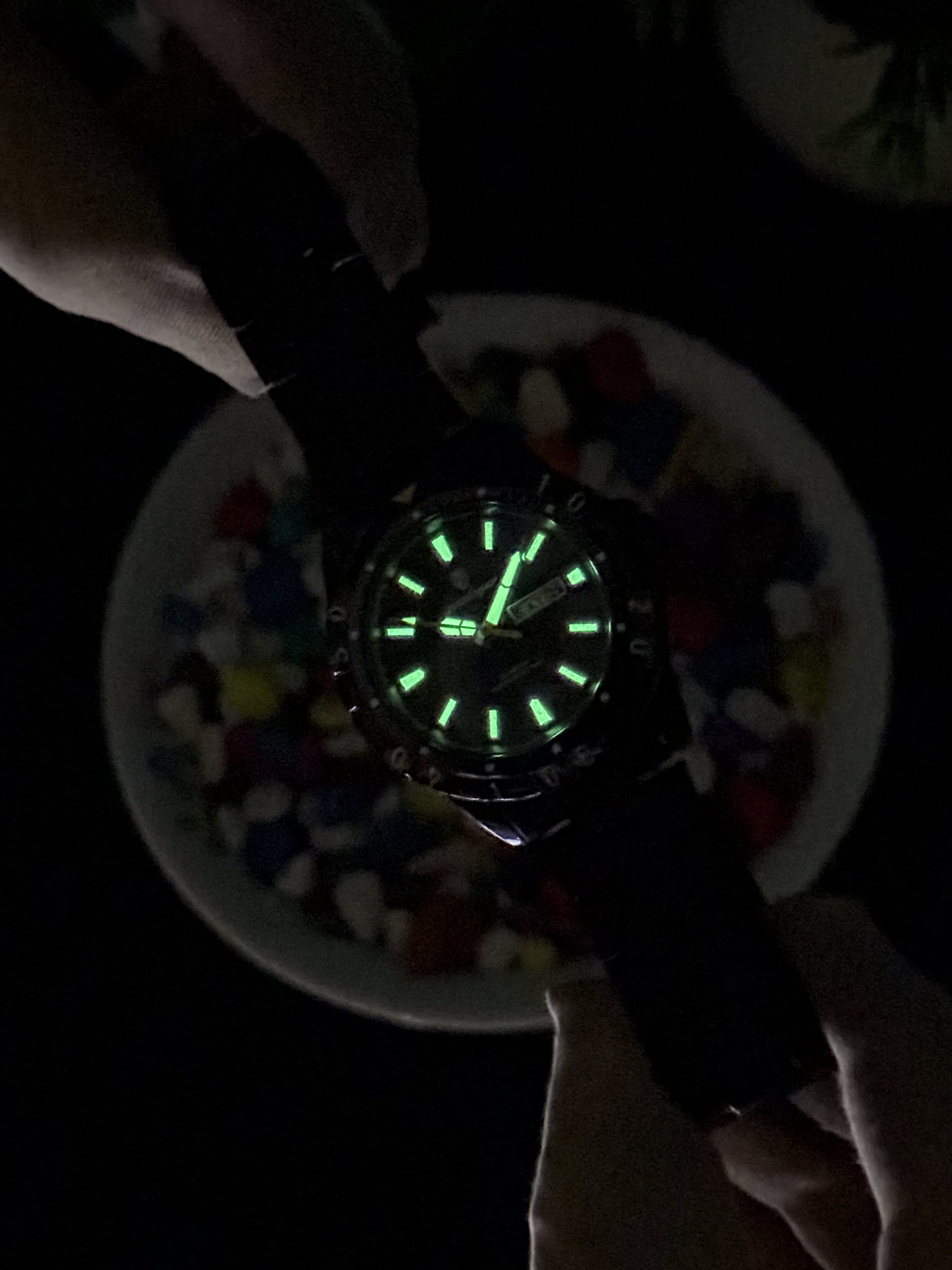 Poedagar Day & Date Black Radium Dial - Premium (Steel Bracelet) Original Watch