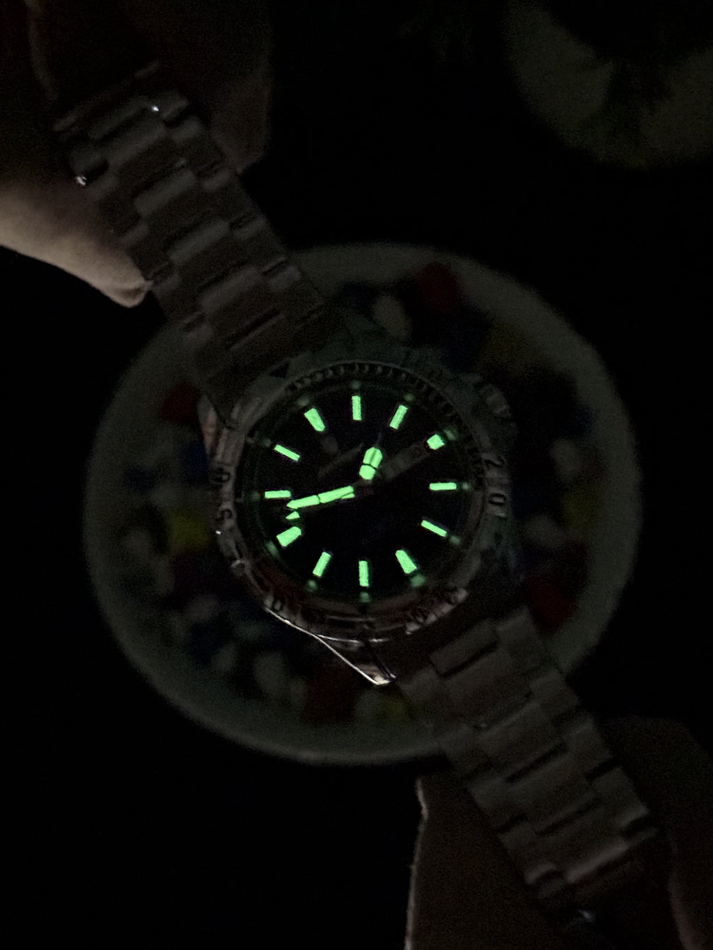 Poedagar Day & Date Silver Radium Dial - Premium (Steel Bracelet) Original Watch