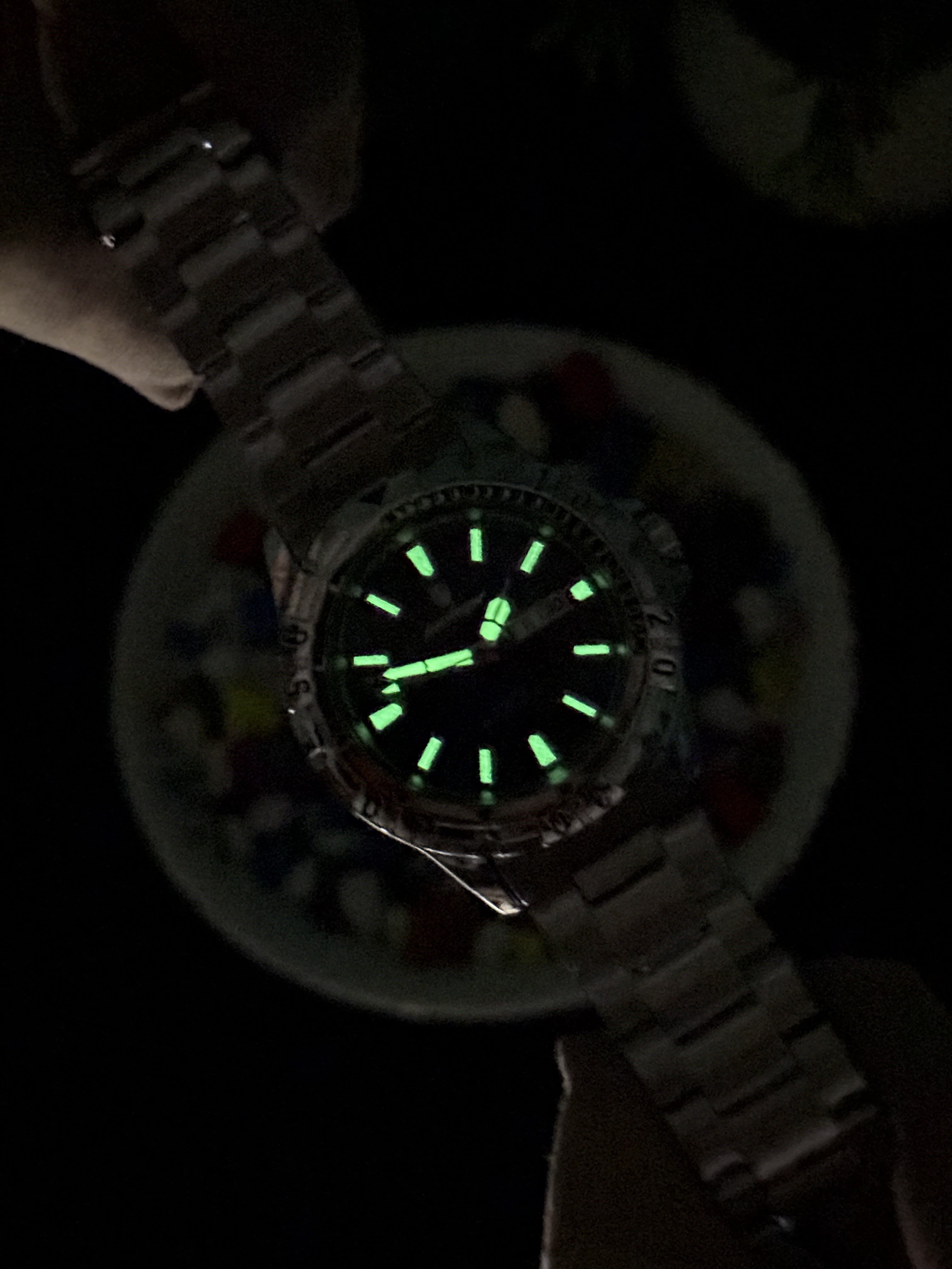 Poedagar Day & Date Silver Radium Dial - Premium (Steel Bracelet) Original Watch