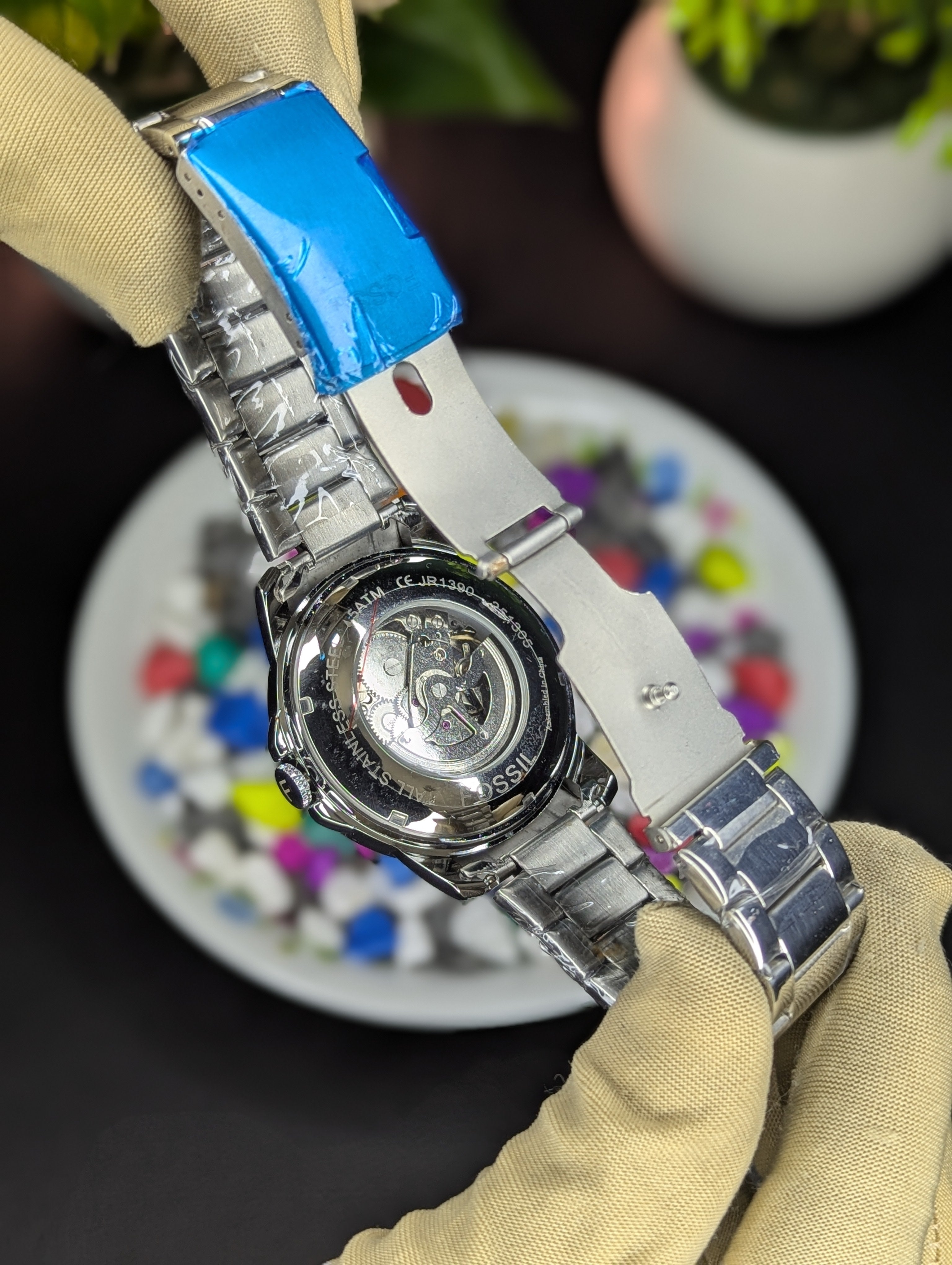 Fossil Automatic Blue Dial Edition - Premium(Steel Bracelet) Watch