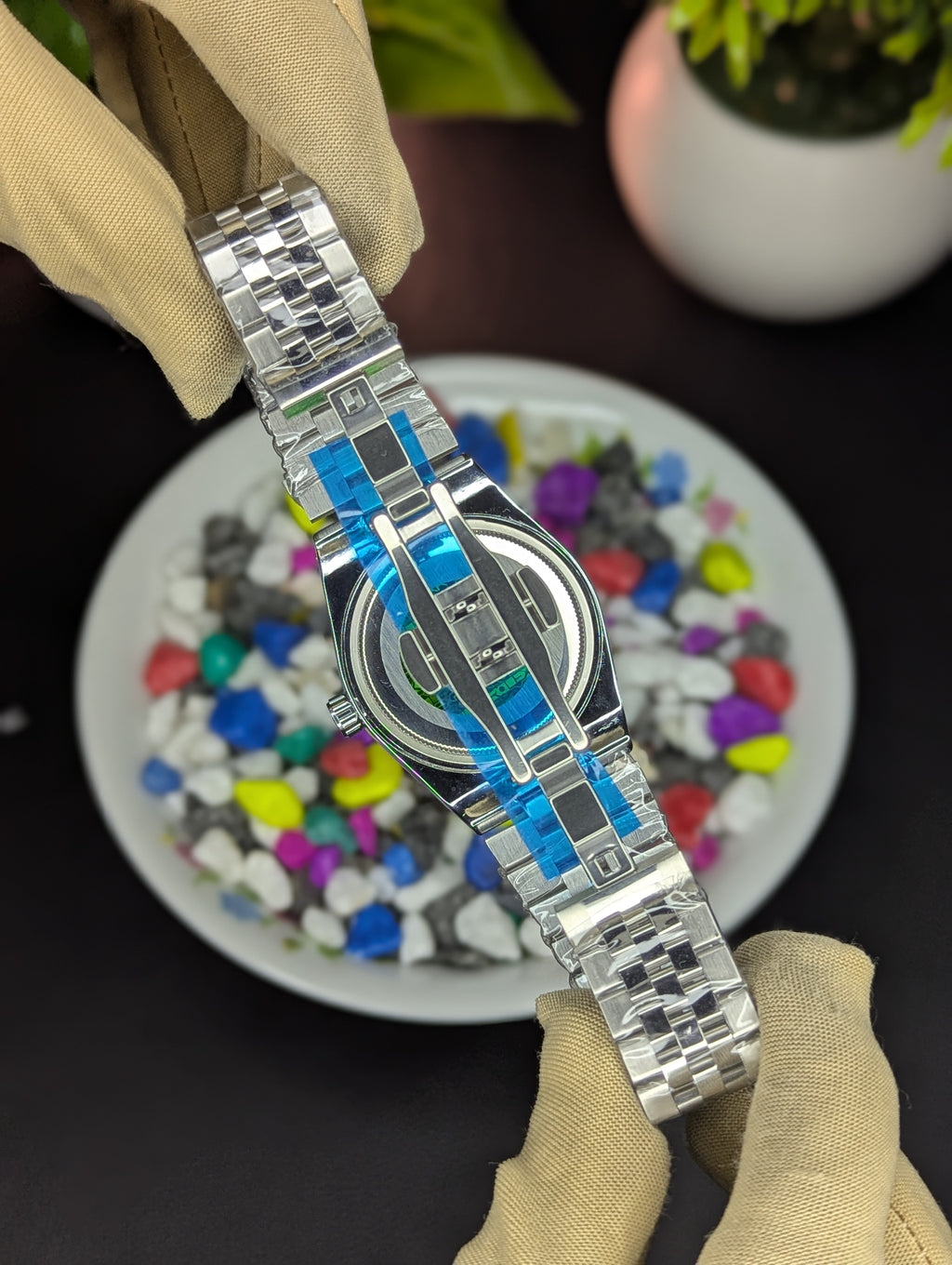 Rolex Oyster Perpetual Land-Dweller Blue Dial Edition - Premium(Steel Bracelet) Watch