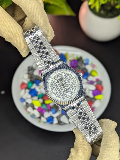 Rolex Oyster Perpetual Land-Dweller White Dial Edition - Premium(Steel Bracelet) Watch