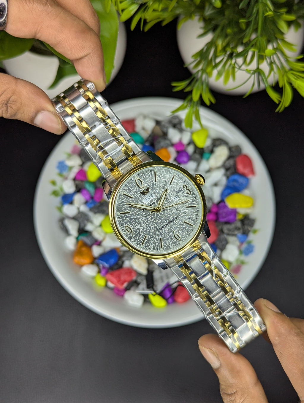 Success Way L220 Day & Date White Dial Edition - Premium (Steel Bracelet) Watch