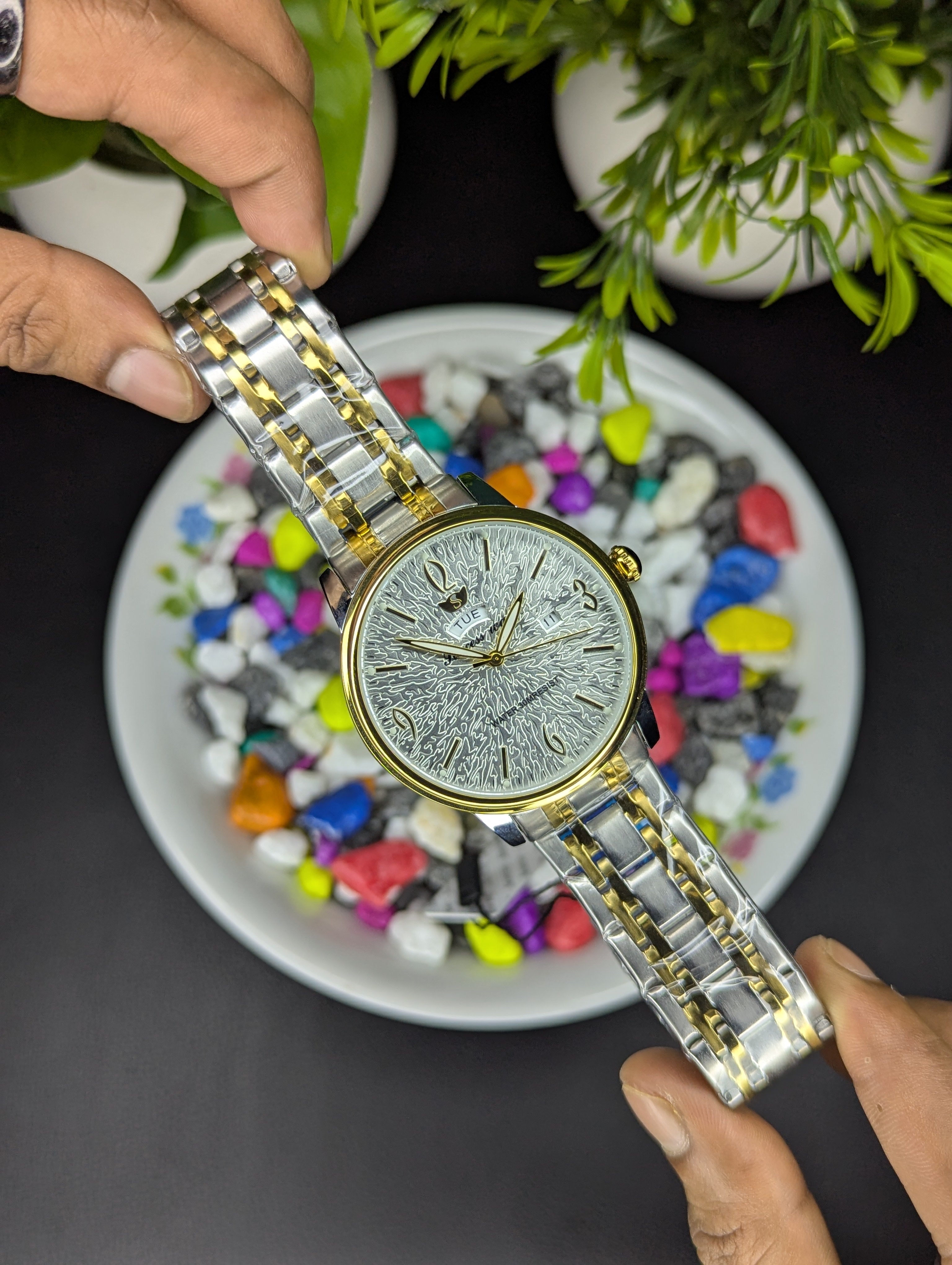 Success Way L220 Day & Date White Dial Edition - Premium (Steel Bracelet) Watch