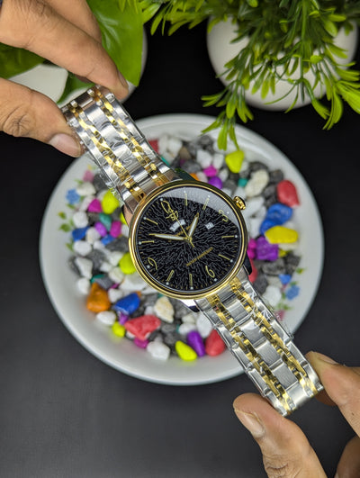 Success Way L220 Day & Date Black Dial Edition - Premium (Steel Bracelet) Watch