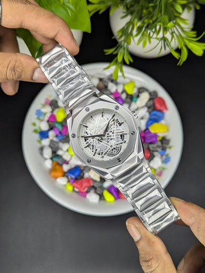 Hublot Gang Sang Skeleton Edition - Premium(Steel Bracelet) Watch