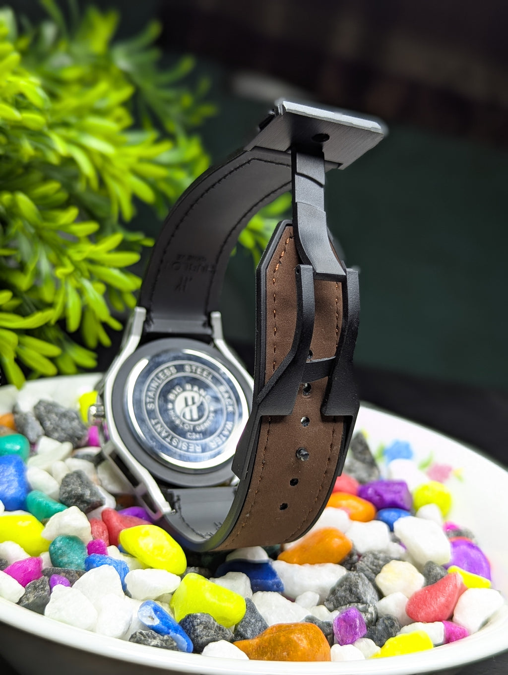Hublot Geneve C241 - Brown Strap Premium Watch