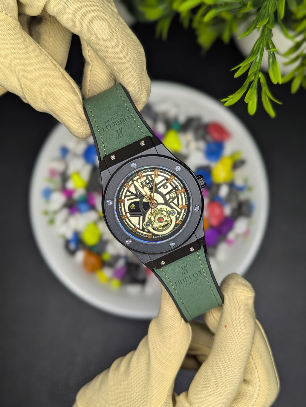 Hublot Big Bang Belt Edition - Premium Artificial Leather Watch