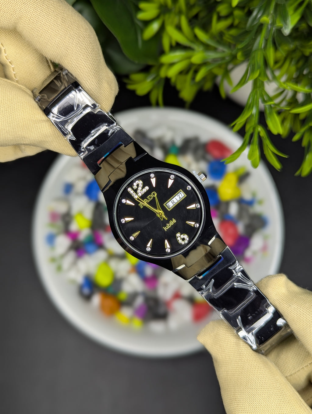 Rado Juble Swiss Ceramic-(Round  Dial)