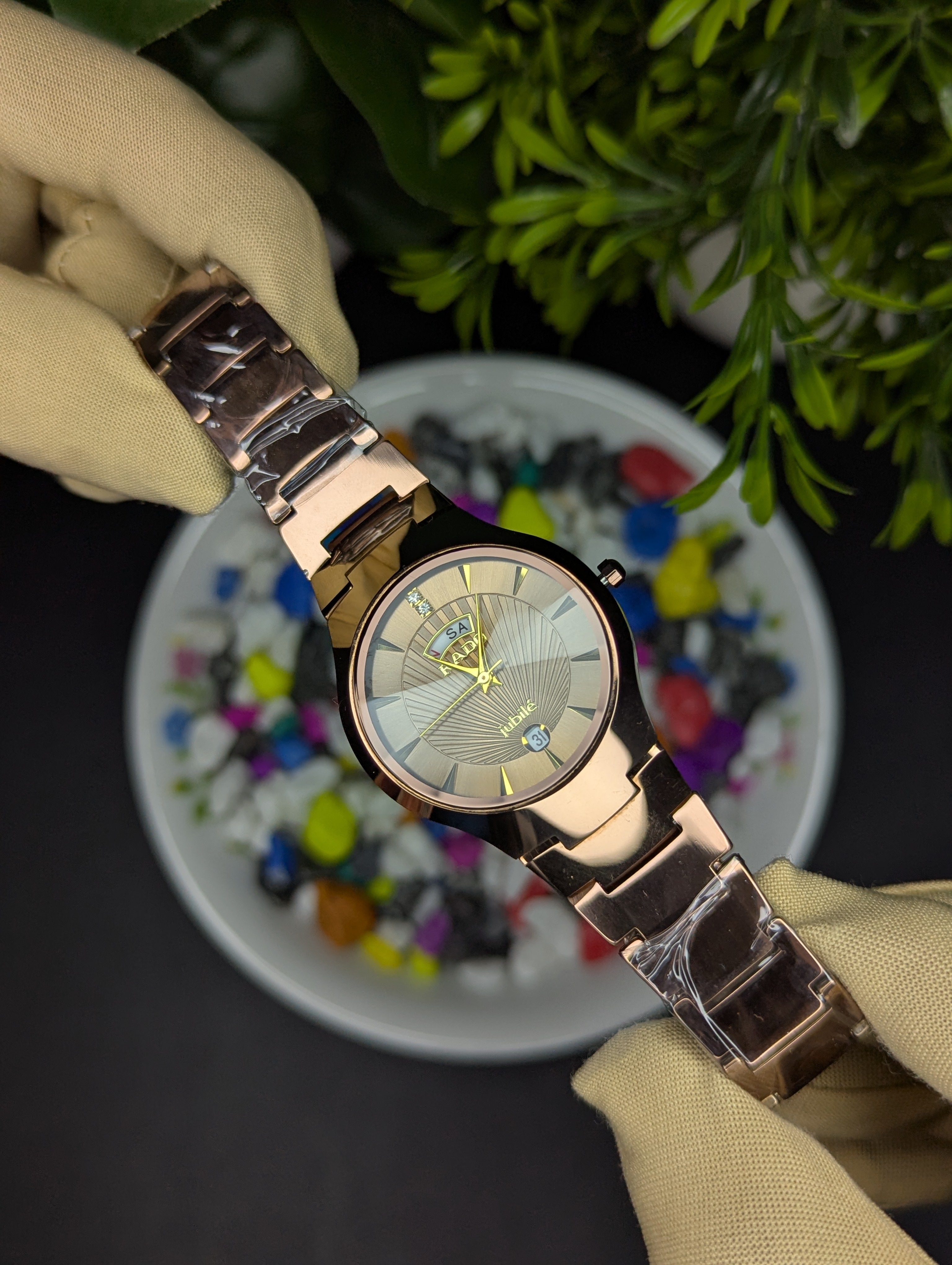 Rado Juble Swiss Ceramic-(Round  Dial)