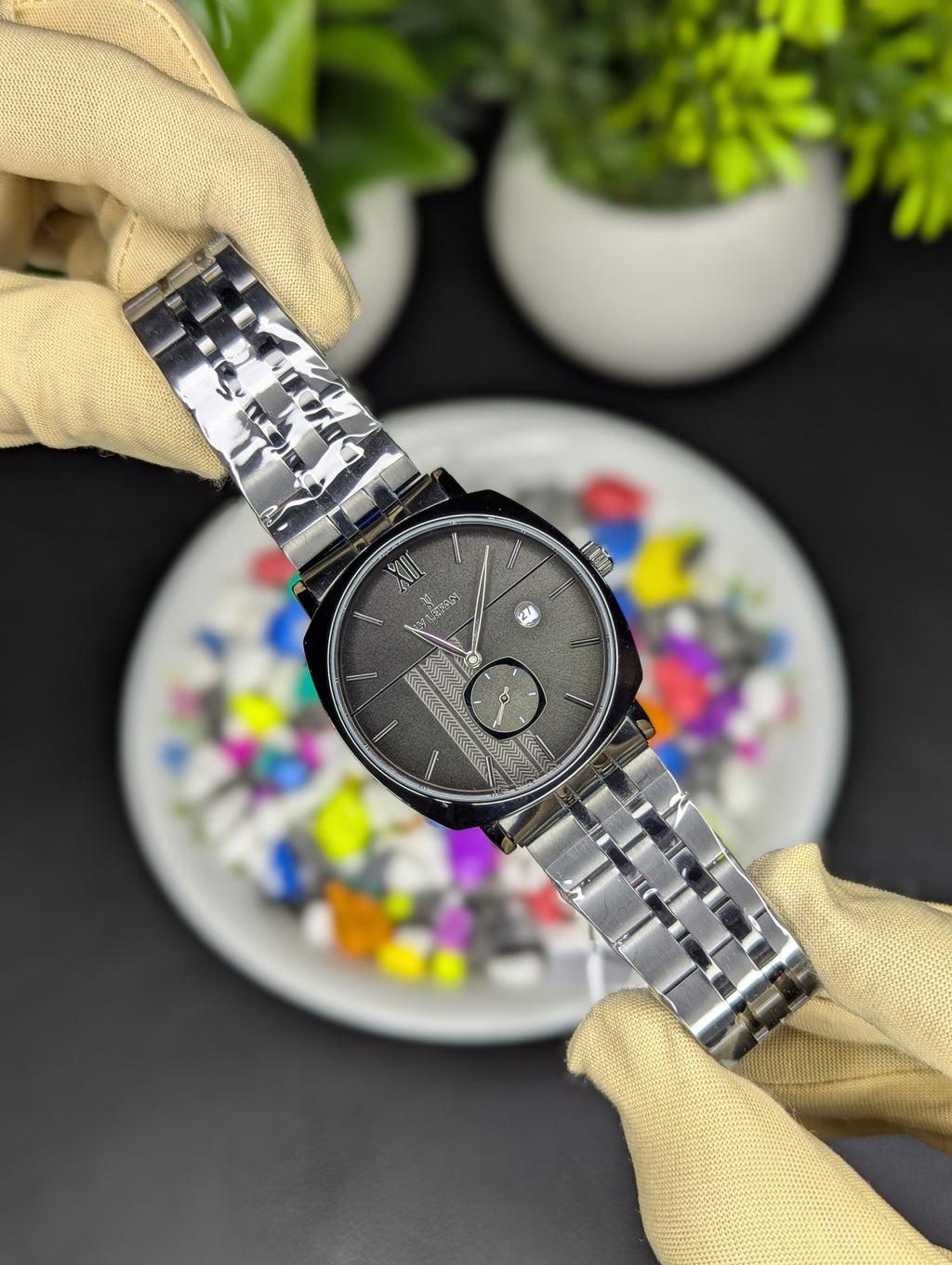 LV LEFAN 5597 Chronograph Edition - Premium(Stainless Steel Bracelet) Watch